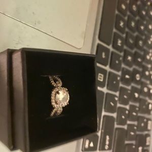 Gorgeous Princess CZ Engagement Ring